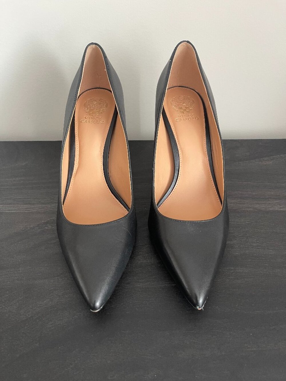 Vince Camuto Black Ableen Pump Heels - Women's Size 10M